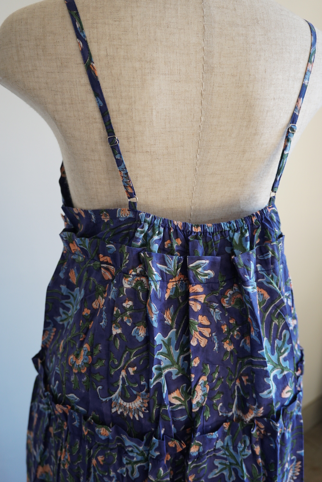 midnight blue camisole tiered dress - 画像 (13)