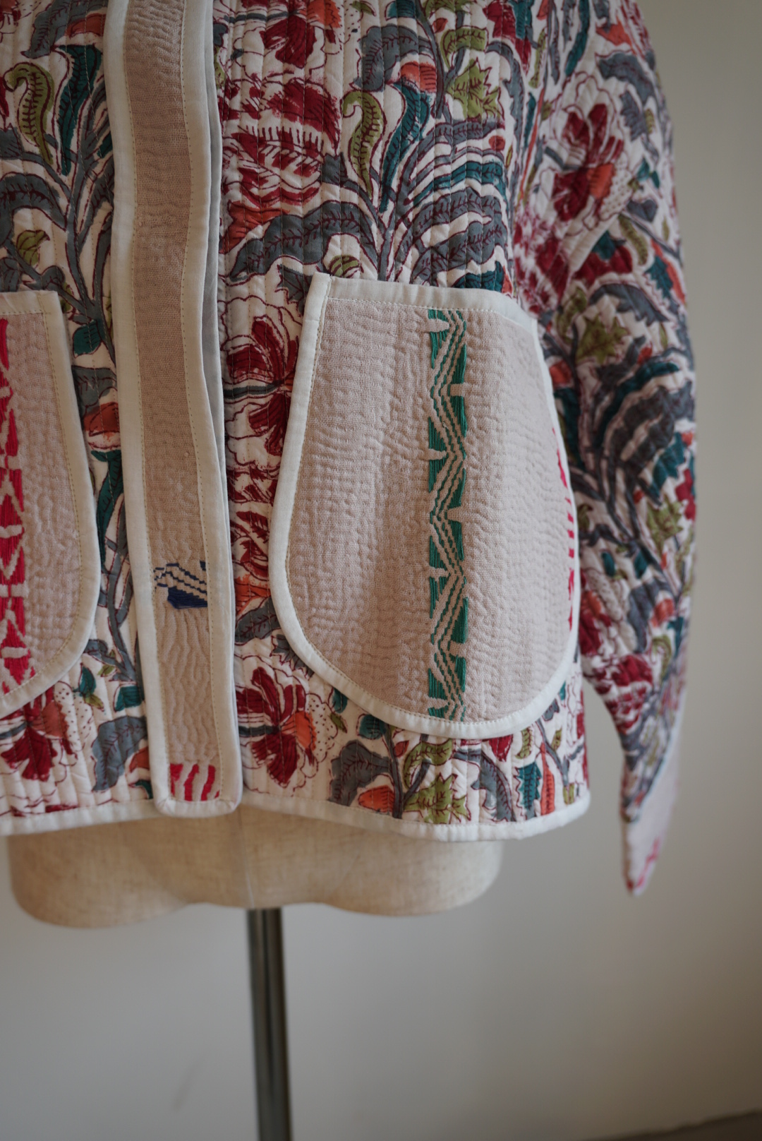 white kantha jacket - 画像 (14)