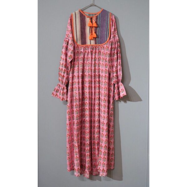 pink kantha dress #2507007