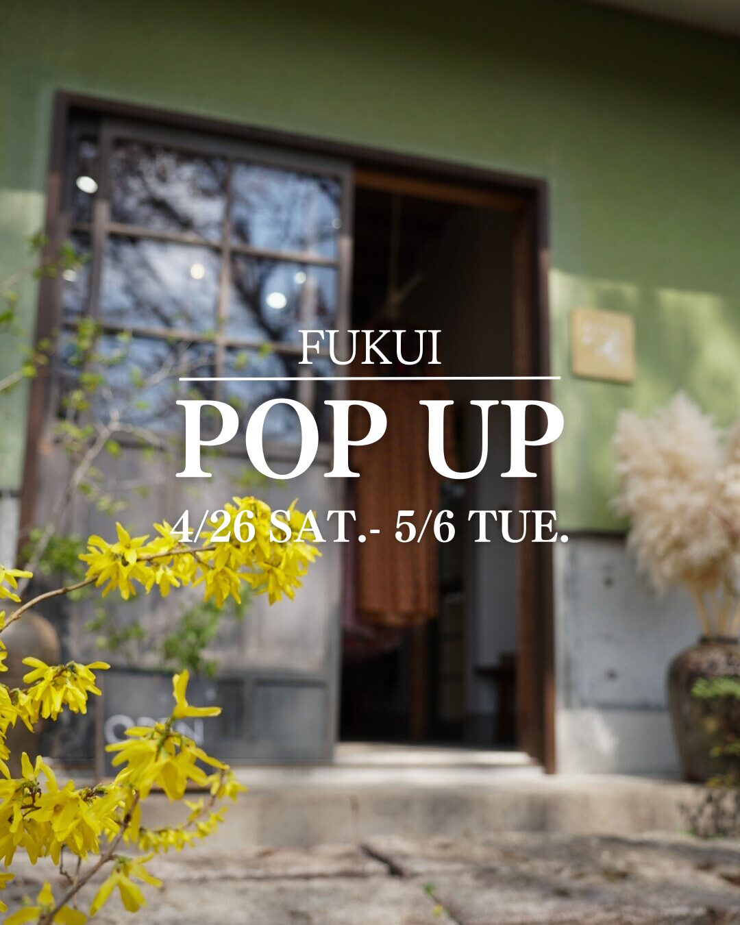 [nioki]福井POP UP