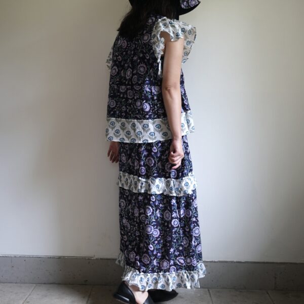 TOPICA black×white -summer blouse&skirt
