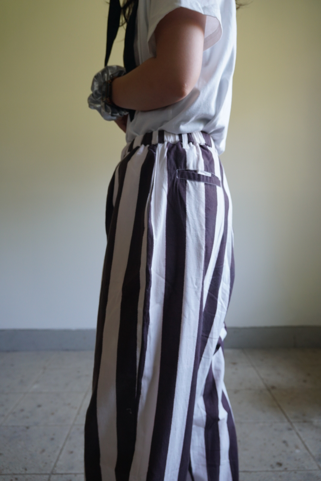 black × white stripe pants - 画像 (14)