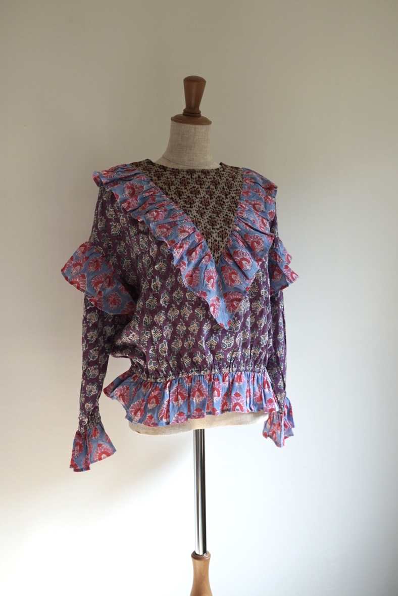 puple×pink kantha blouse - 画像 (13)