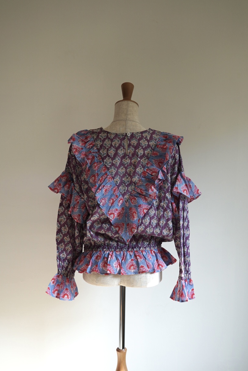 puple×pink kantha blouse - 画像 (14)