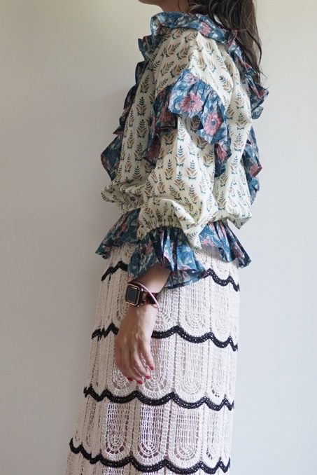 lemon×blue kantha blouse - 画像 (6)