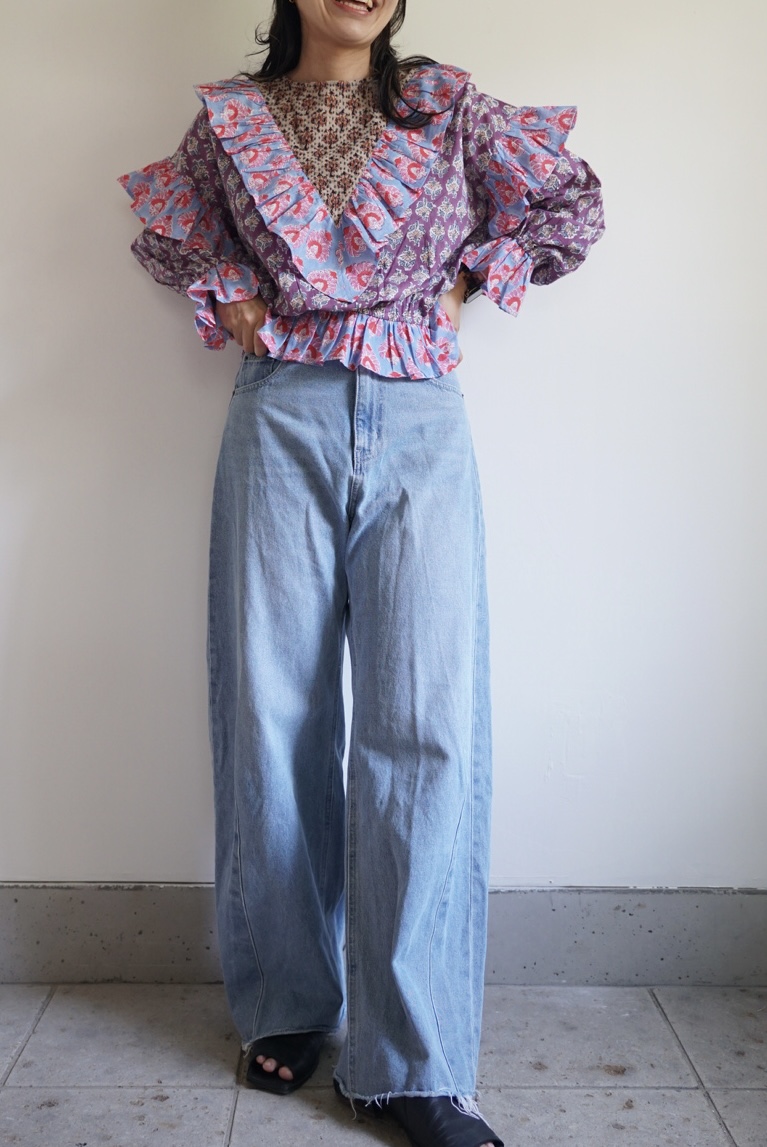 puple×pink kantha blouse - 画像 (3)