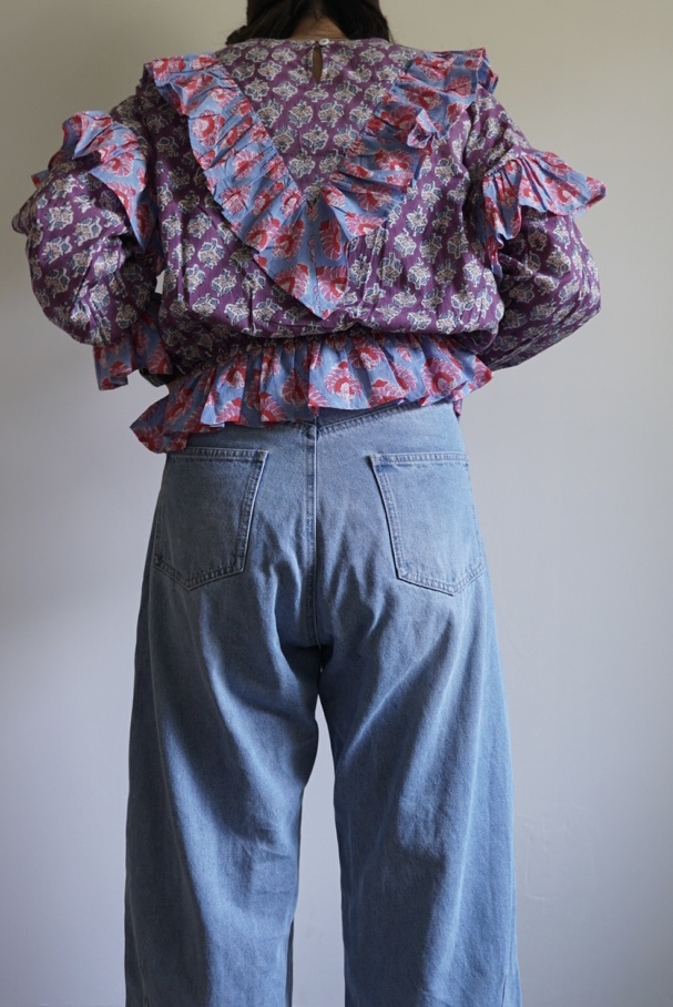 puple×pink kantha blouse - 画像 (7)