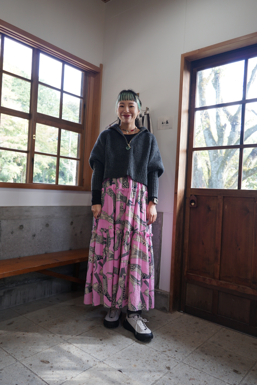 cats pink camisole tiered dress - 画像 (15)