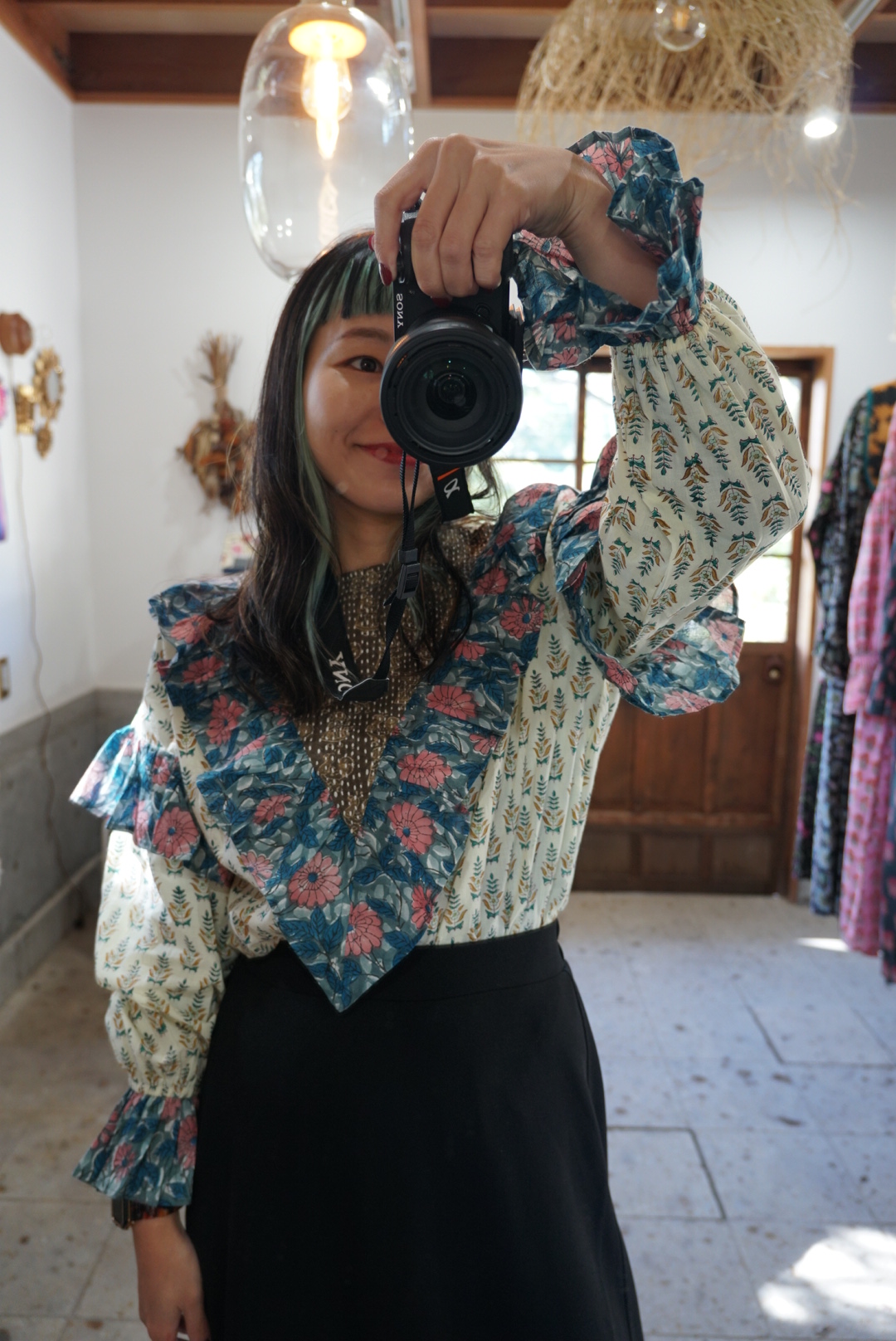 lemon×blue kantha blouse - 画像 (14)