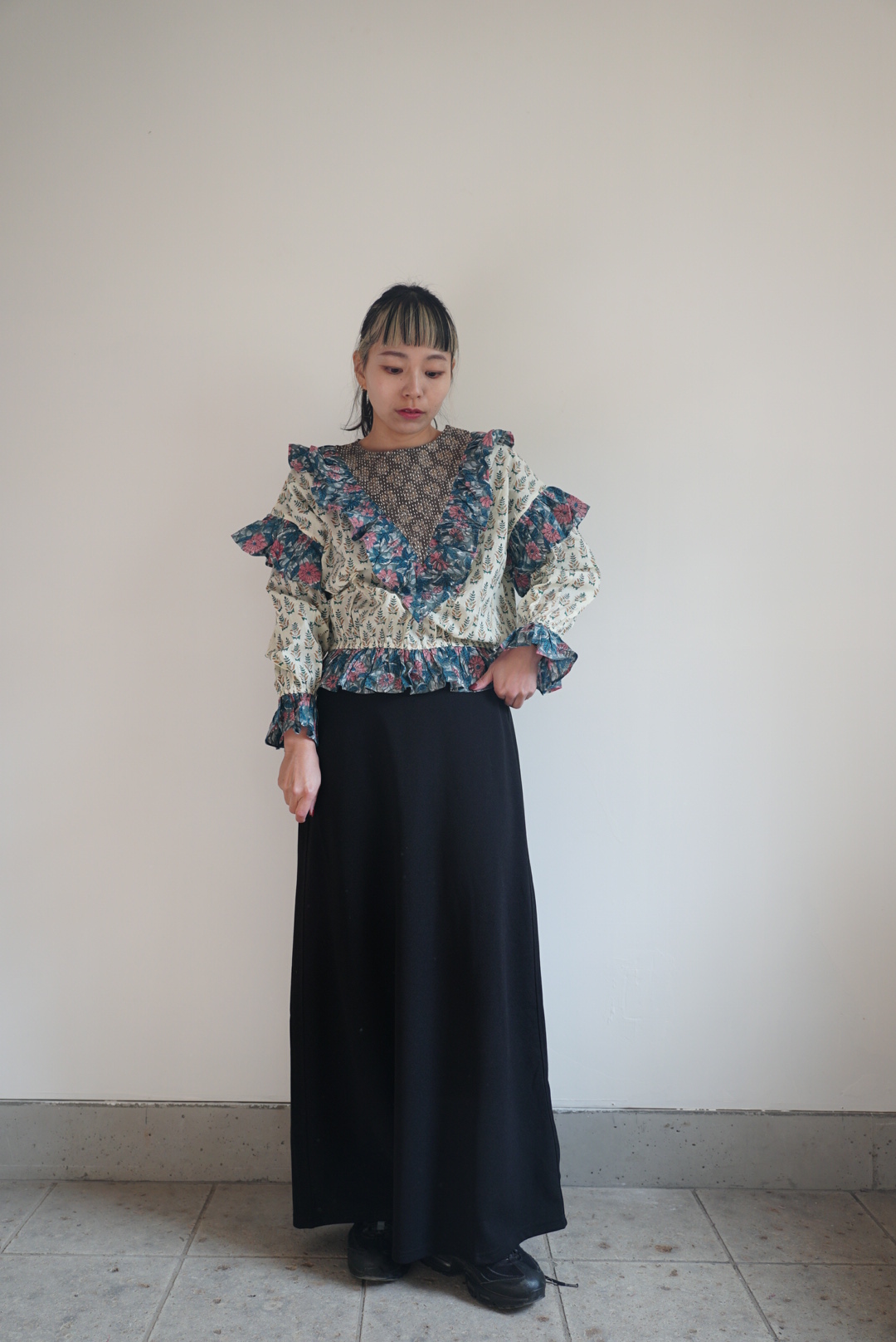 lemon×blue kantha blouse - 画像 (3)