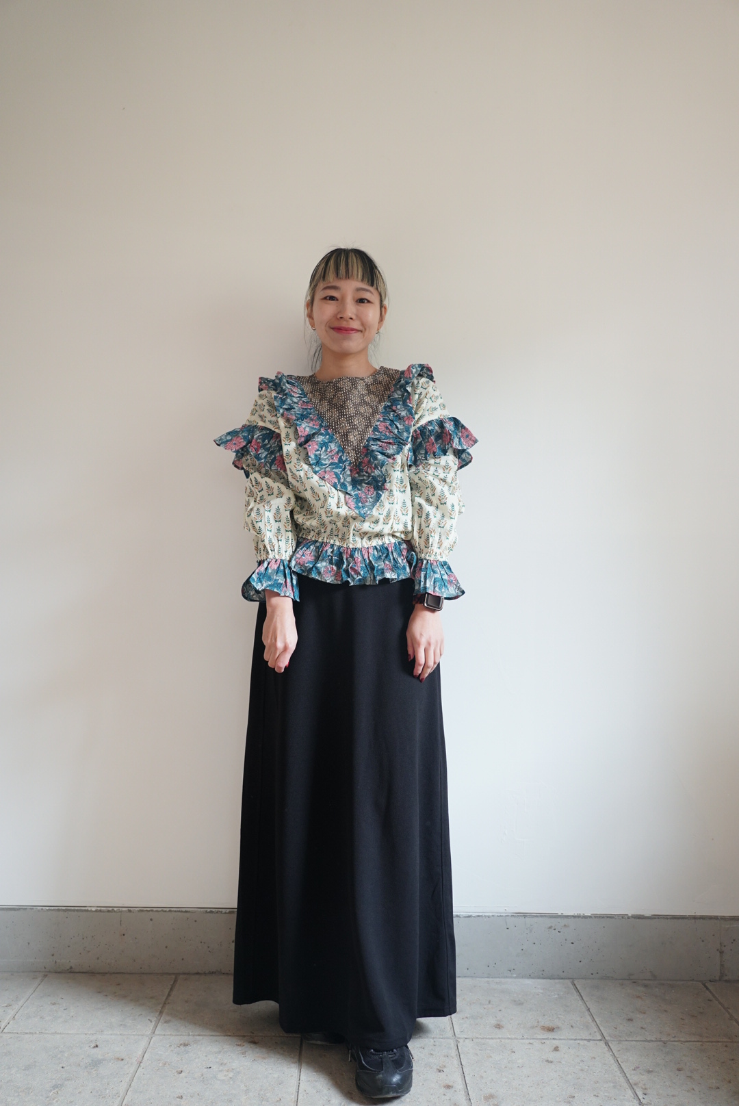 lemon×blue kantha blouse - 画像 (8)