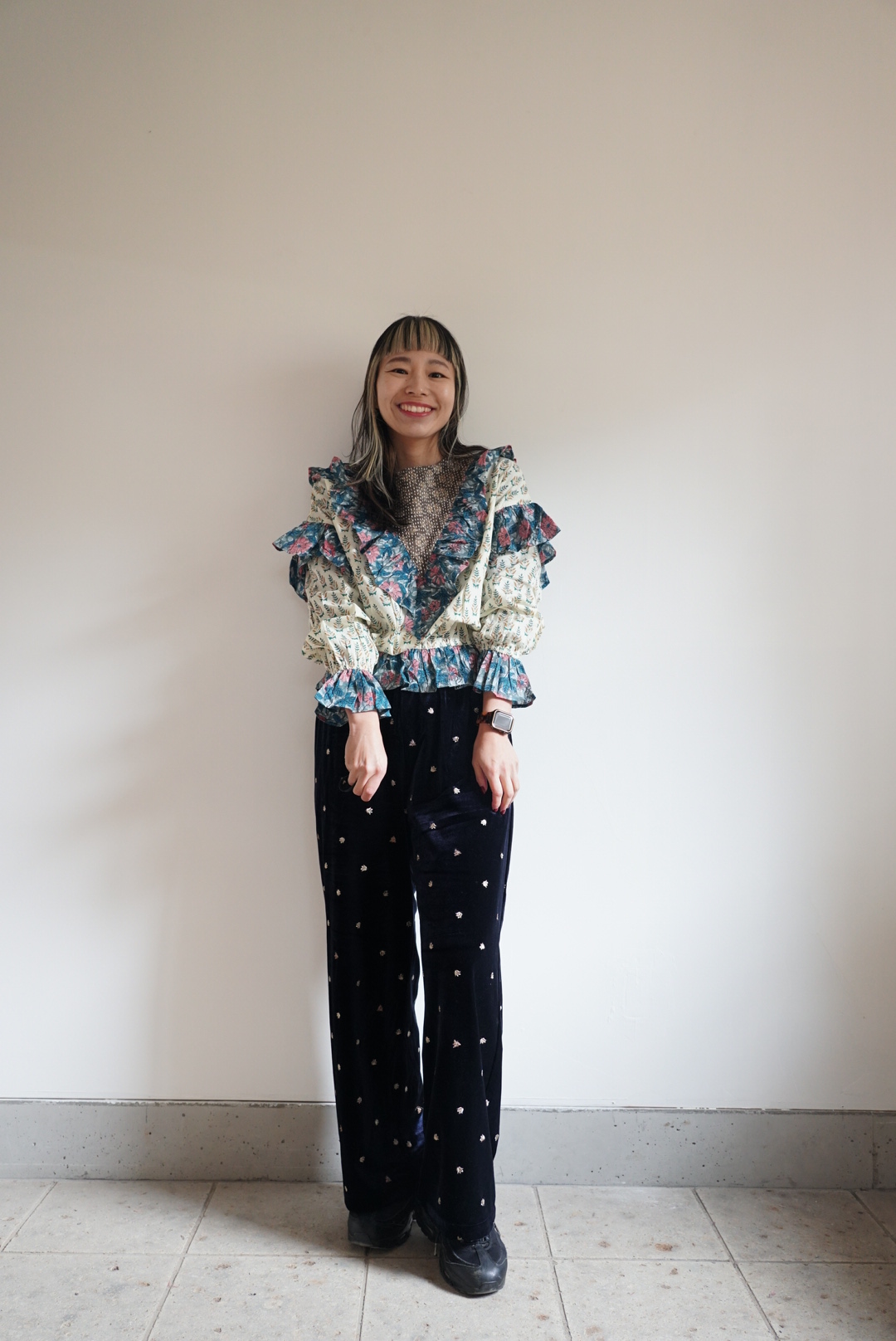 lemon×blue kantha blouse - 画像 (5)