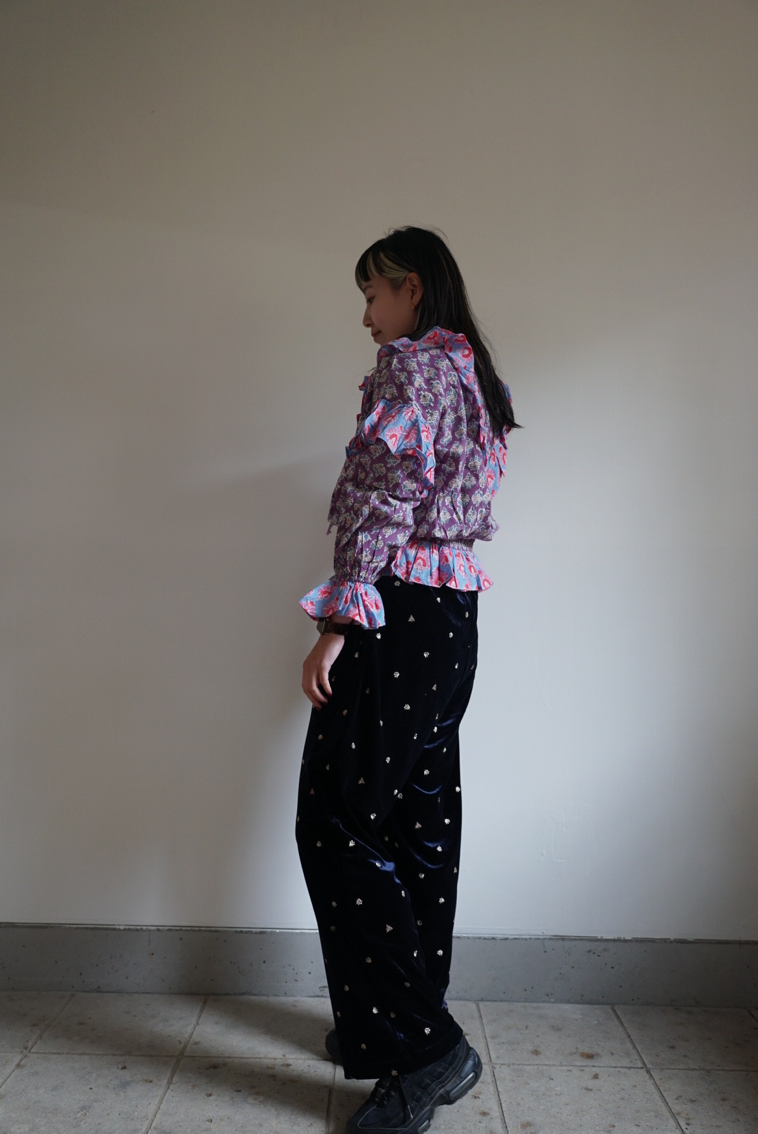 puple×pink kantha blouse - 画像 (5)