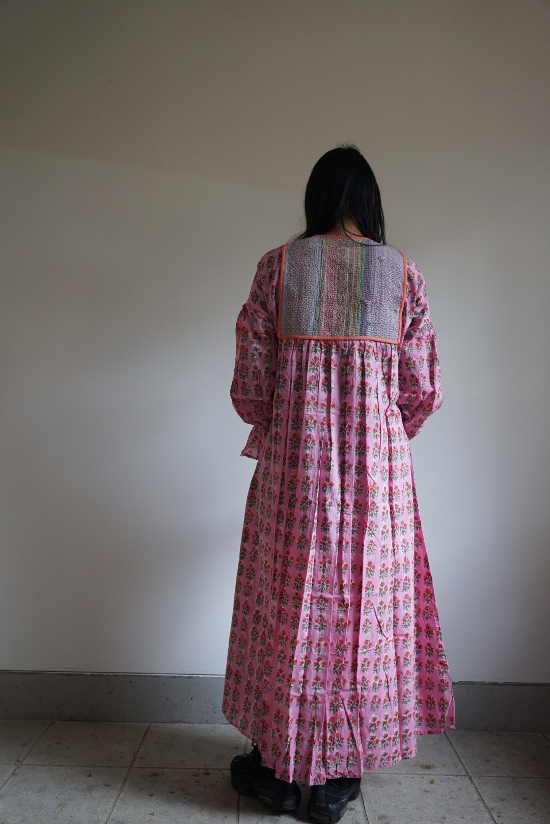 pink kantha dress #2507007 - 画像 (4)