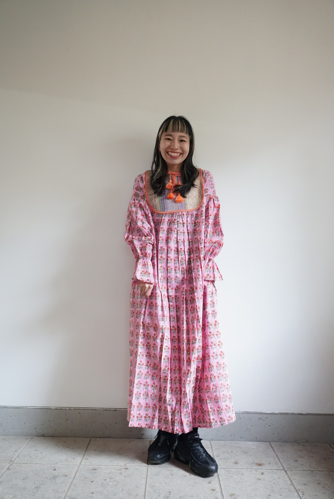 pink kantha dress #2507007 - 画像 (2)
