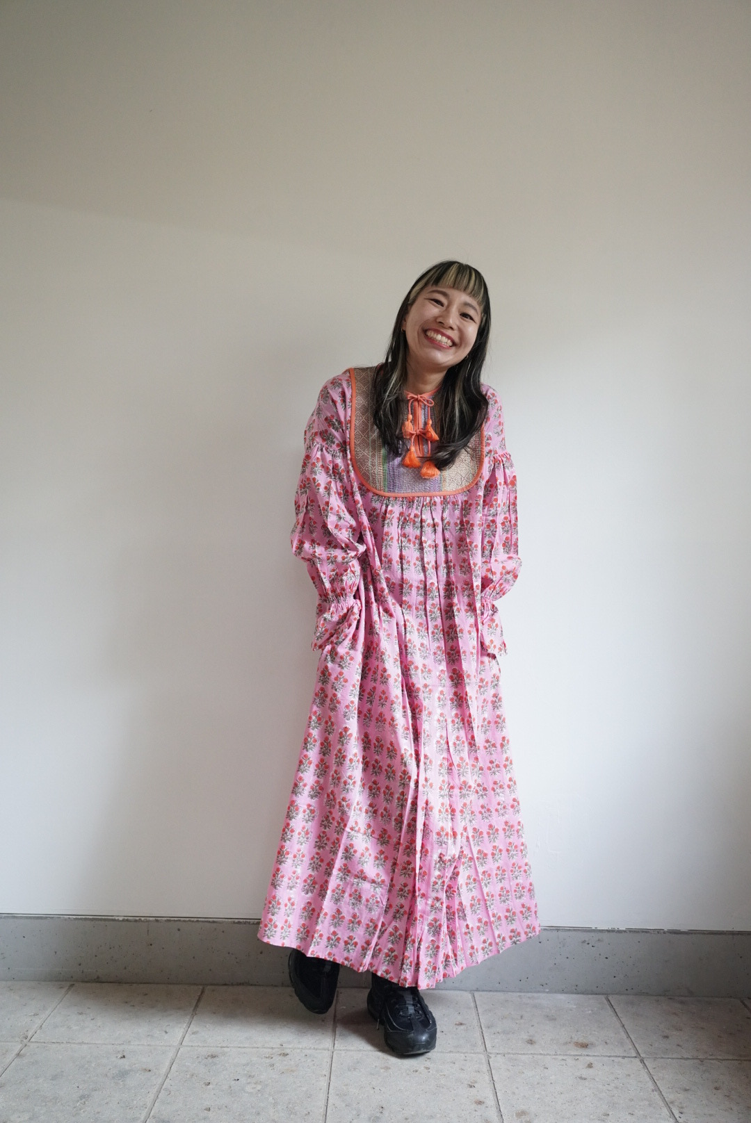 pink kantha dress #2507007 - 画像 (3)