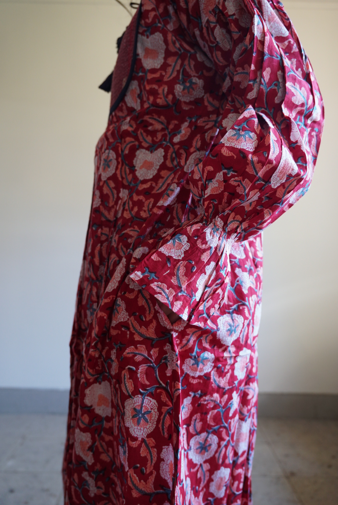 red × red kantha dress #2512003 - 画像 (8)