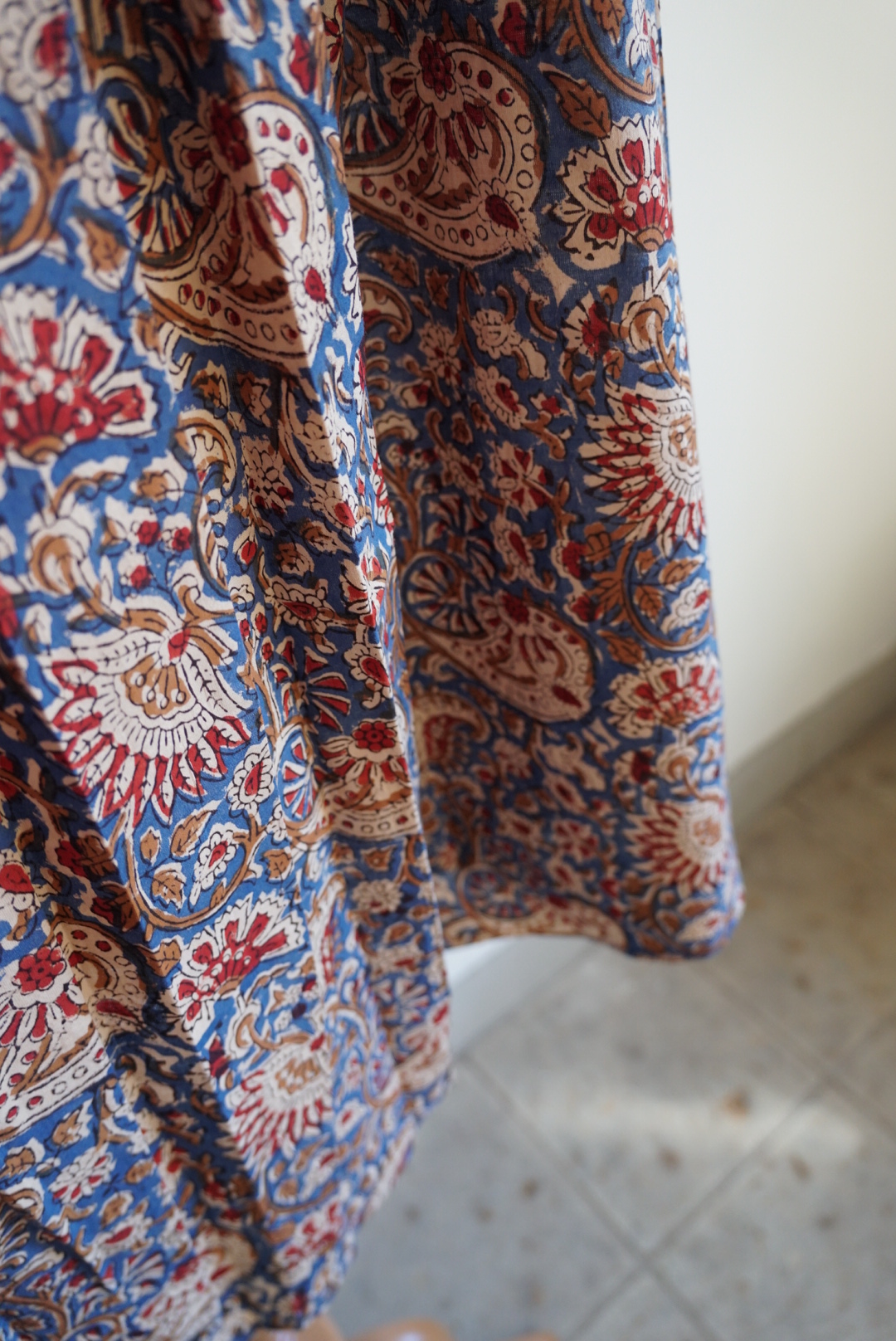 navy red kantha dress #2512002 - 画像 (11)