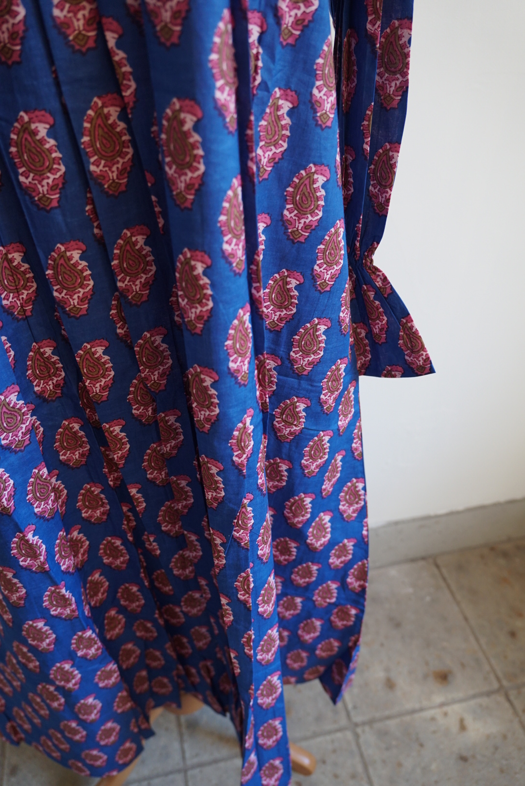 blue pink kantha dress #2512004 - 画像 (10)