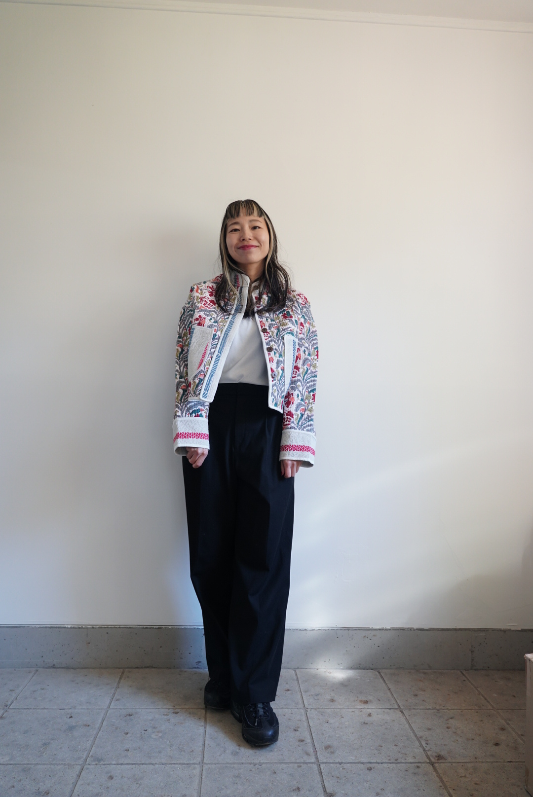 white kantha jacket - 画像 (5)