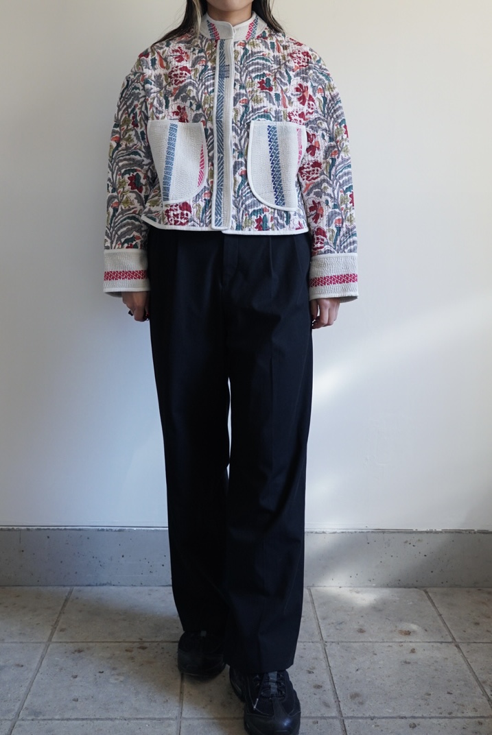white kantha jacket - 画像 (2)