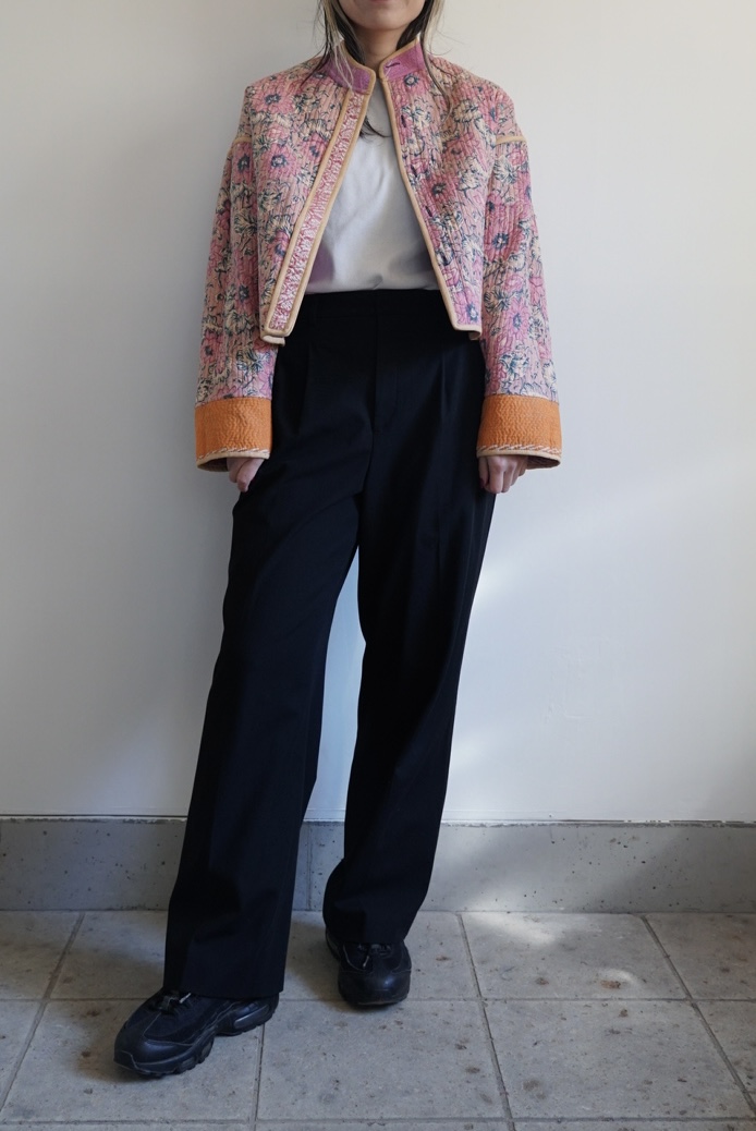 navy×pink kantha jacket - 画像 (4)