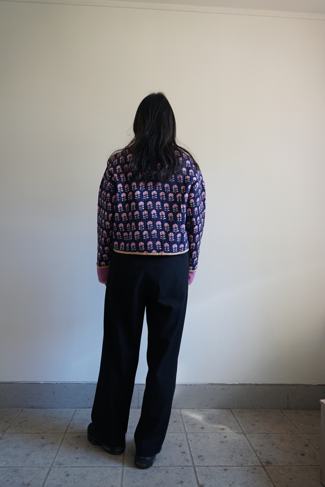 navy×pink kantha jacket - 画像 (8)
