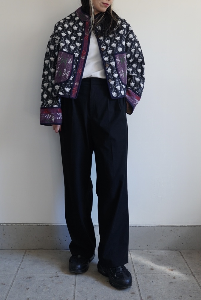 black kantha jacket - 画像 (2)