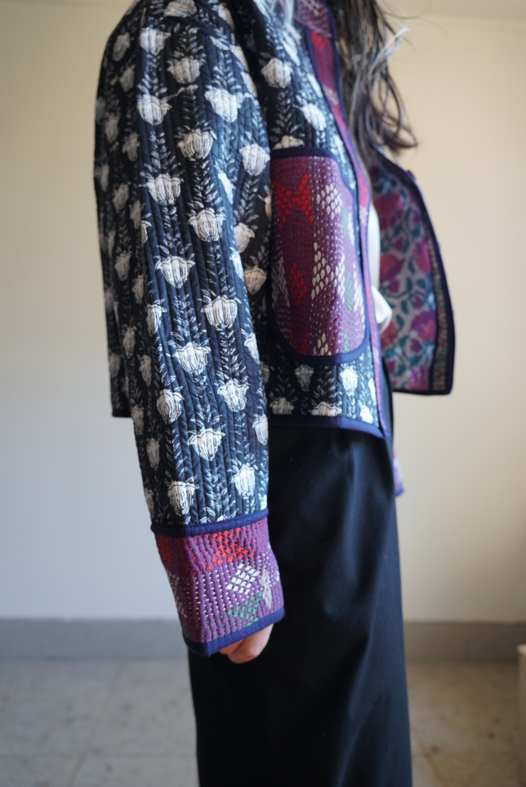 black kantha jacket - 画像 (6)