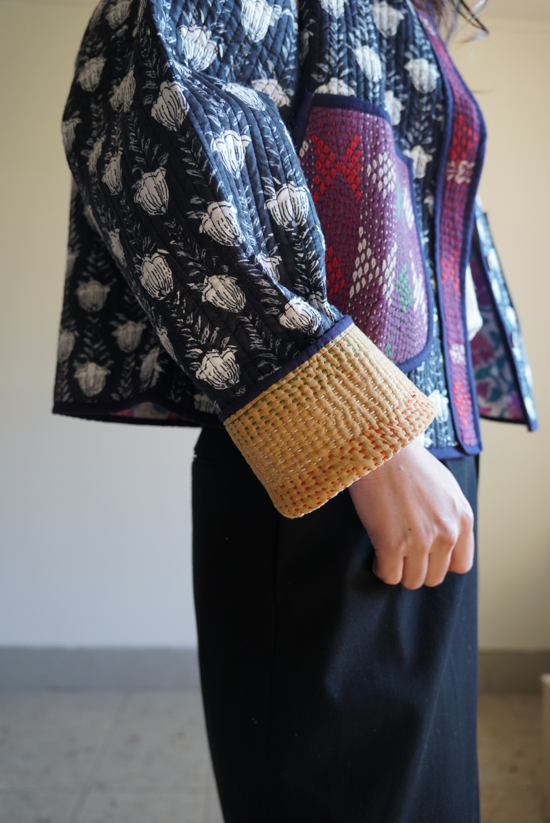 black kantha jacket - 画像 (7)