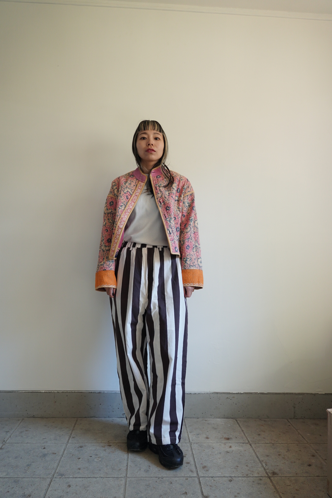 navy×pink kantha jacket - 画像 (17)