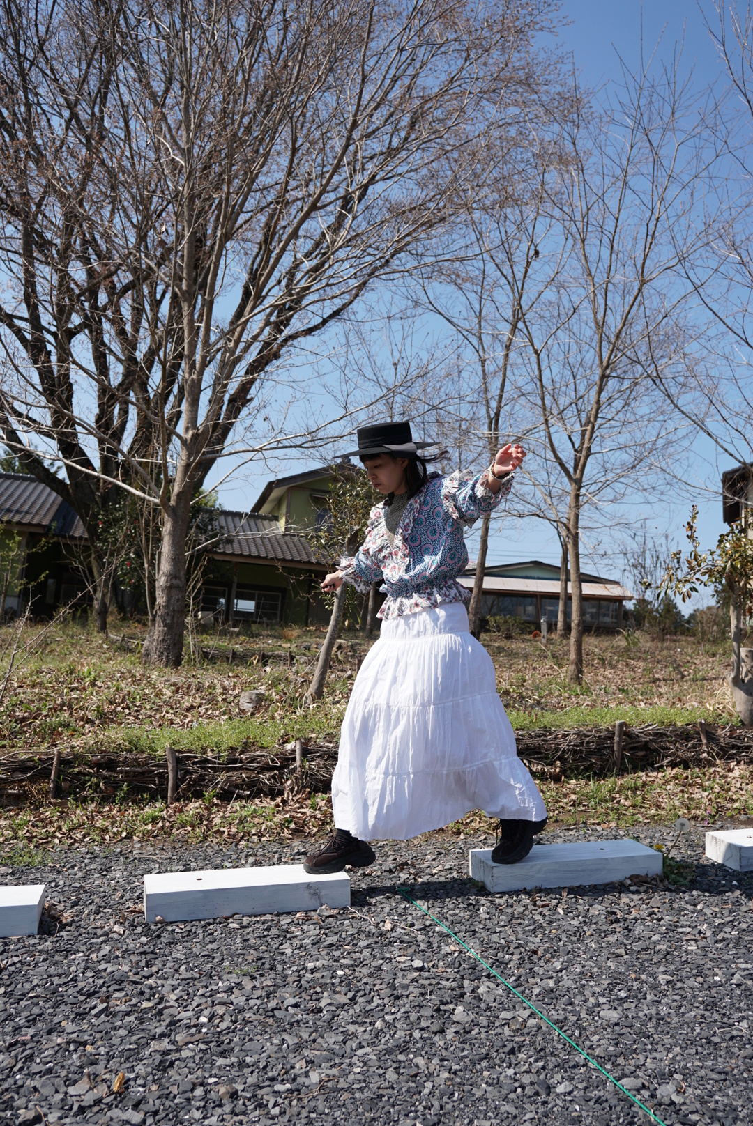 mint×white kantha blouse - 画像 (15)