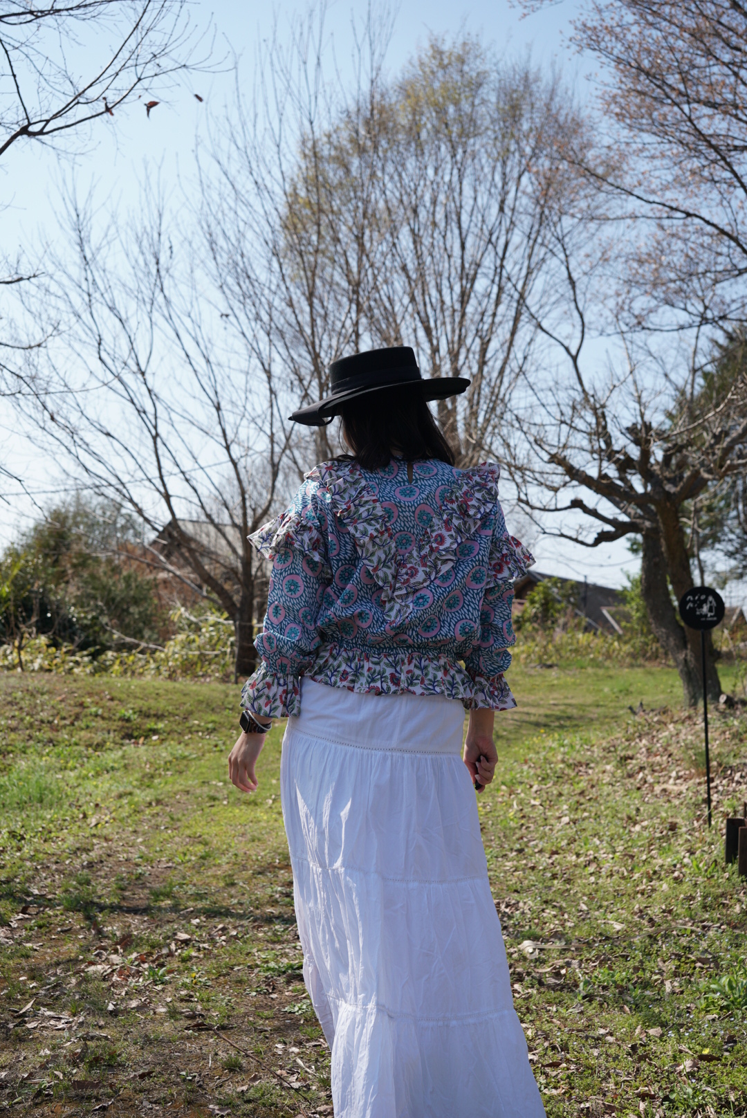 mint×white kantha blouse - 画像 (16)