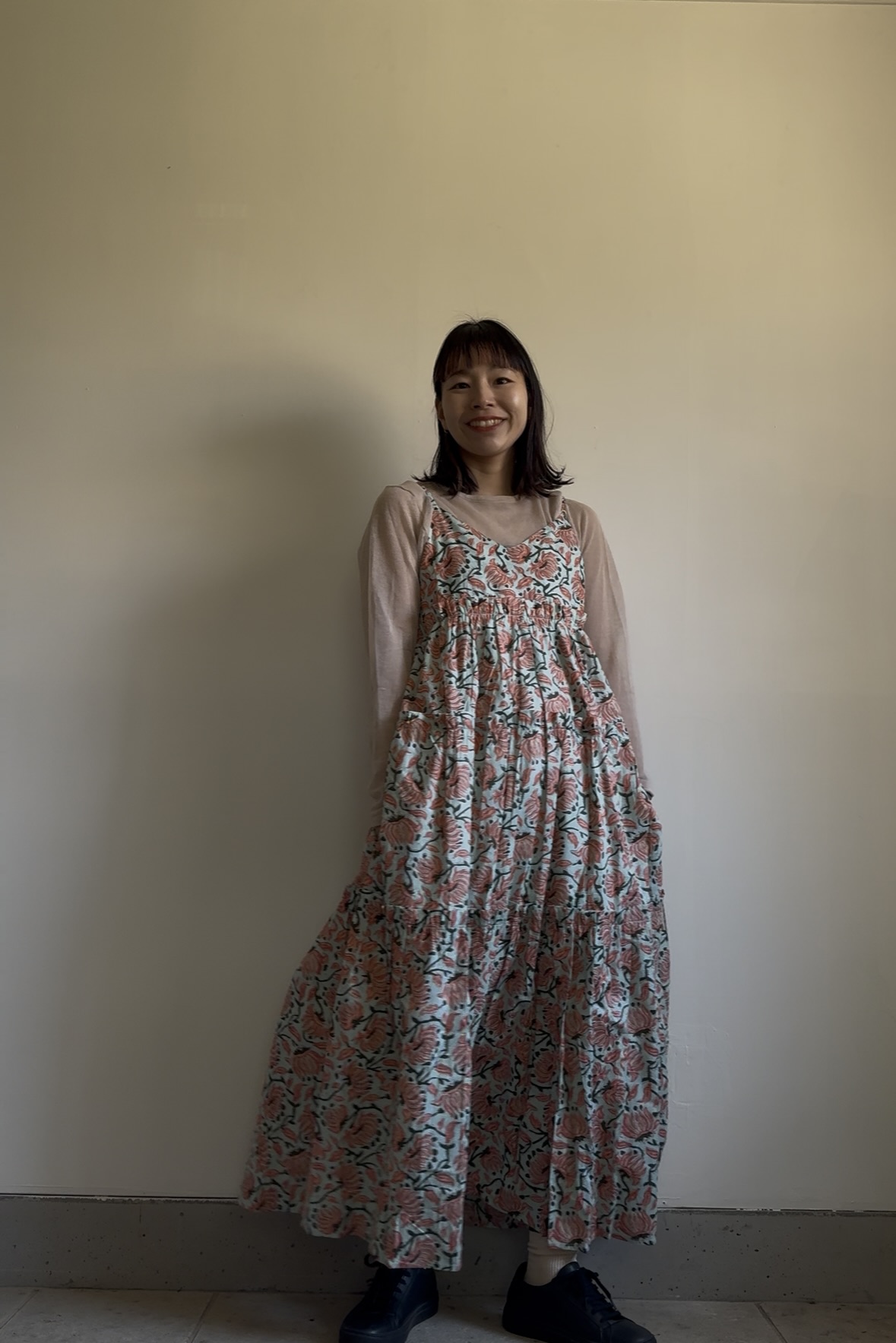 mint camisole tiered dress - 画像 (8)