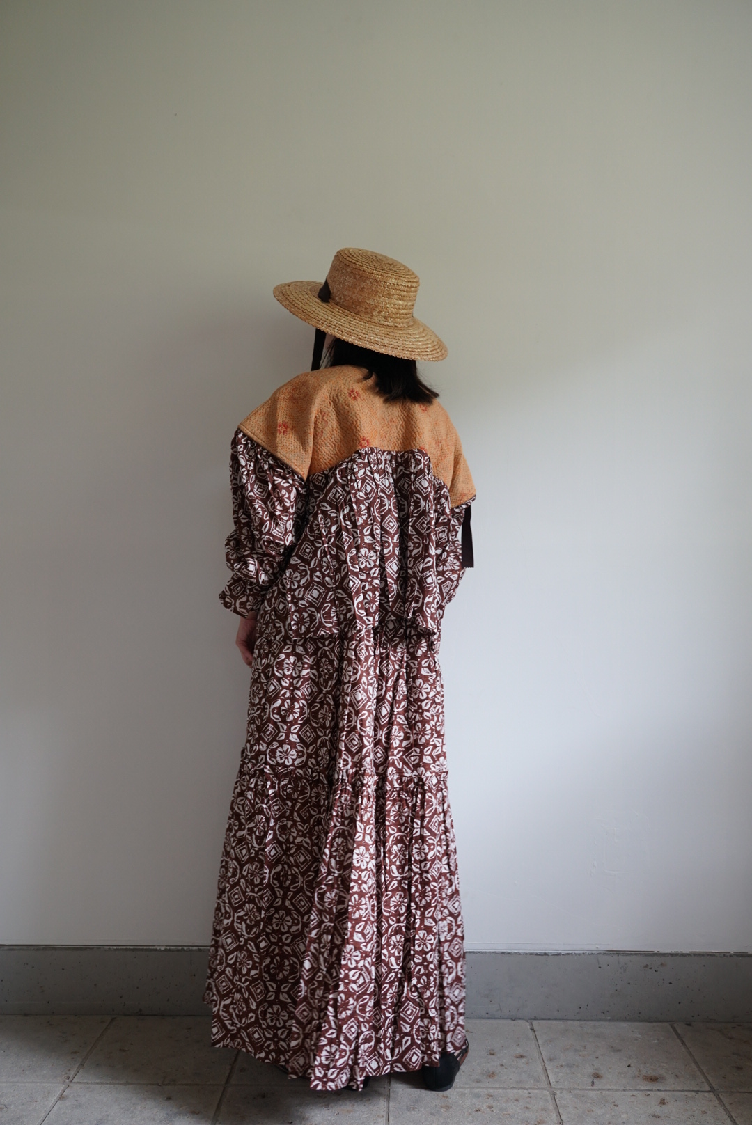 brown wataame kantha blouse - 画像 (6)