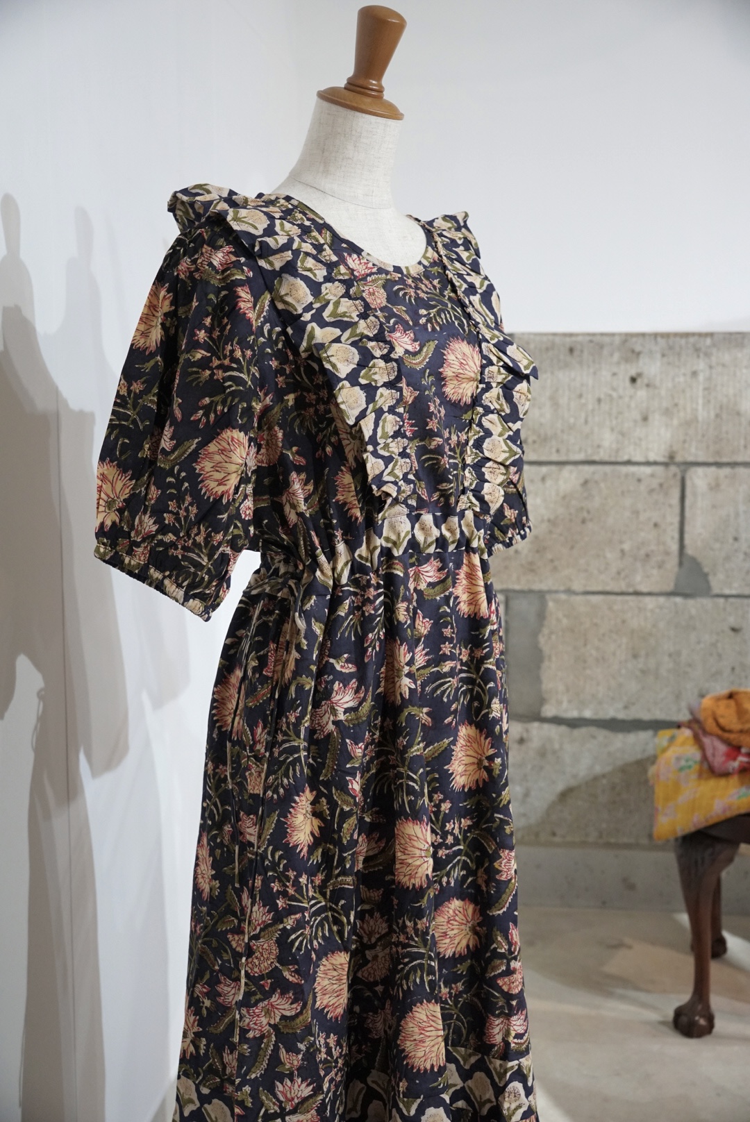 navy cinema puff dress - 画像 (8)
