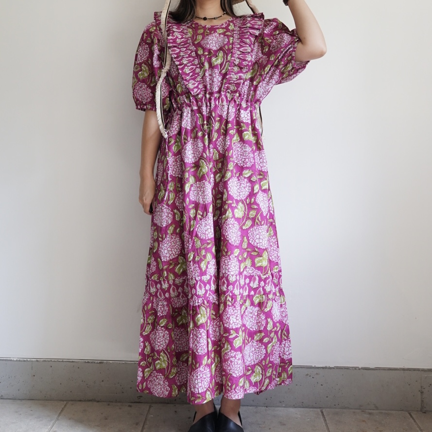 【限定色】raspberry cinema puff dress