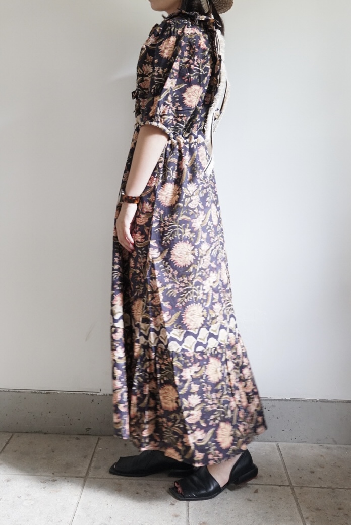 navy cinema puff dress - 画像 (3)